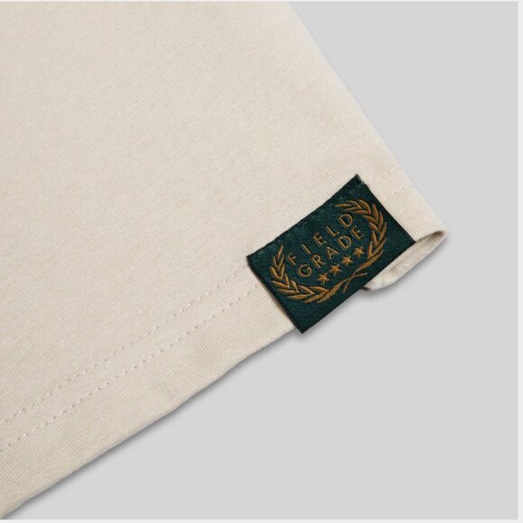 NEW! NO F*CKS GIVEN SAND COTTON TEE - Size Small - Picture 3 of 3